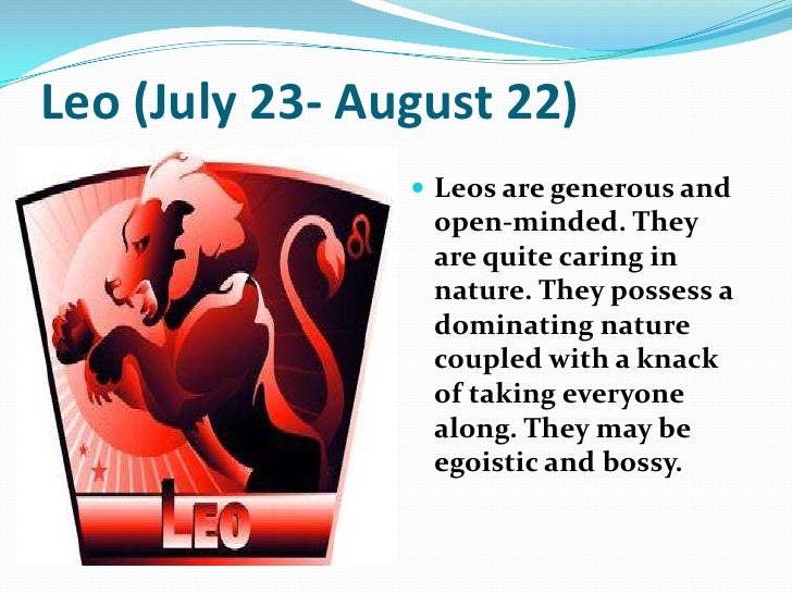 Personality Characteristics Of Zodiac Signs
