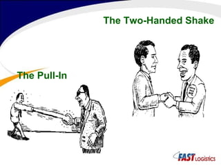 The Pull-In The Two-Handed Shake 