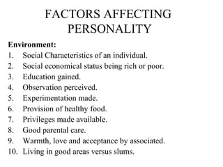 Factors affecting cognitive development slideshare sale