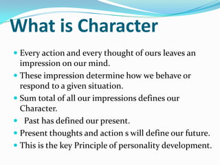 Personality development | PPTX