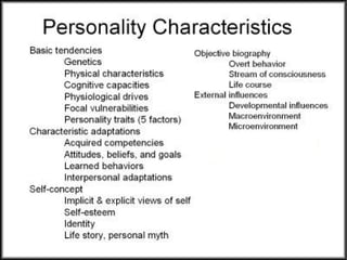 Types of personalities and traitsPersonality development