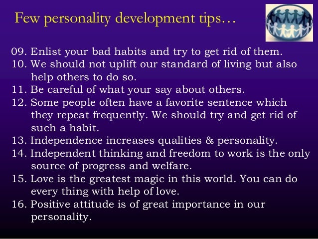 Personality development & Types of Personality