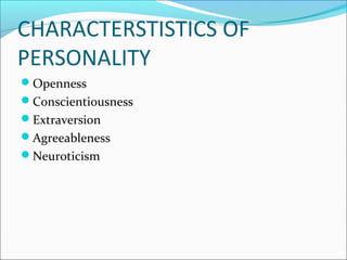 Opness Personality development | PPT
