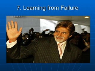 7. Learning from Failure 