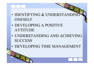 Personality development and self confidence building