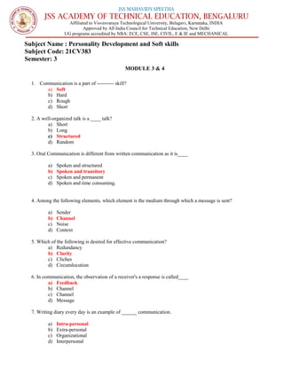Personality Development and Soft skills Module 3 & 4.pdf