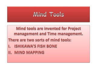 Personality development classes project 2 (mind tools)
