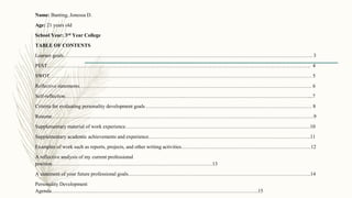 Personality development plan | PPT