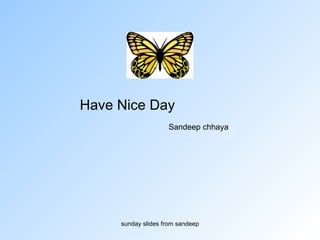 Have Nice Day Sandeep chhaya 