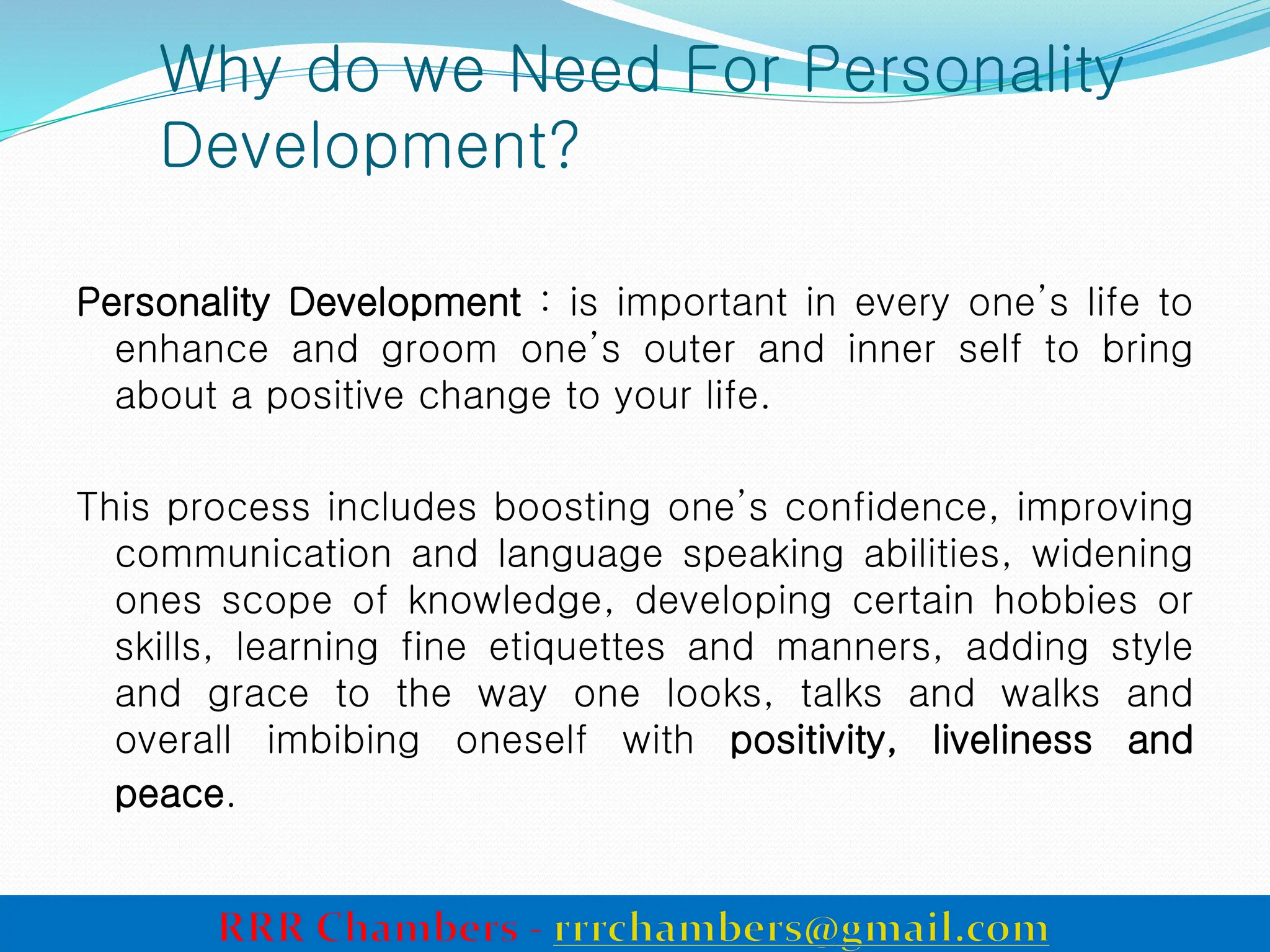 Personality Devlopment Ppt Ppt Presentation Ppt