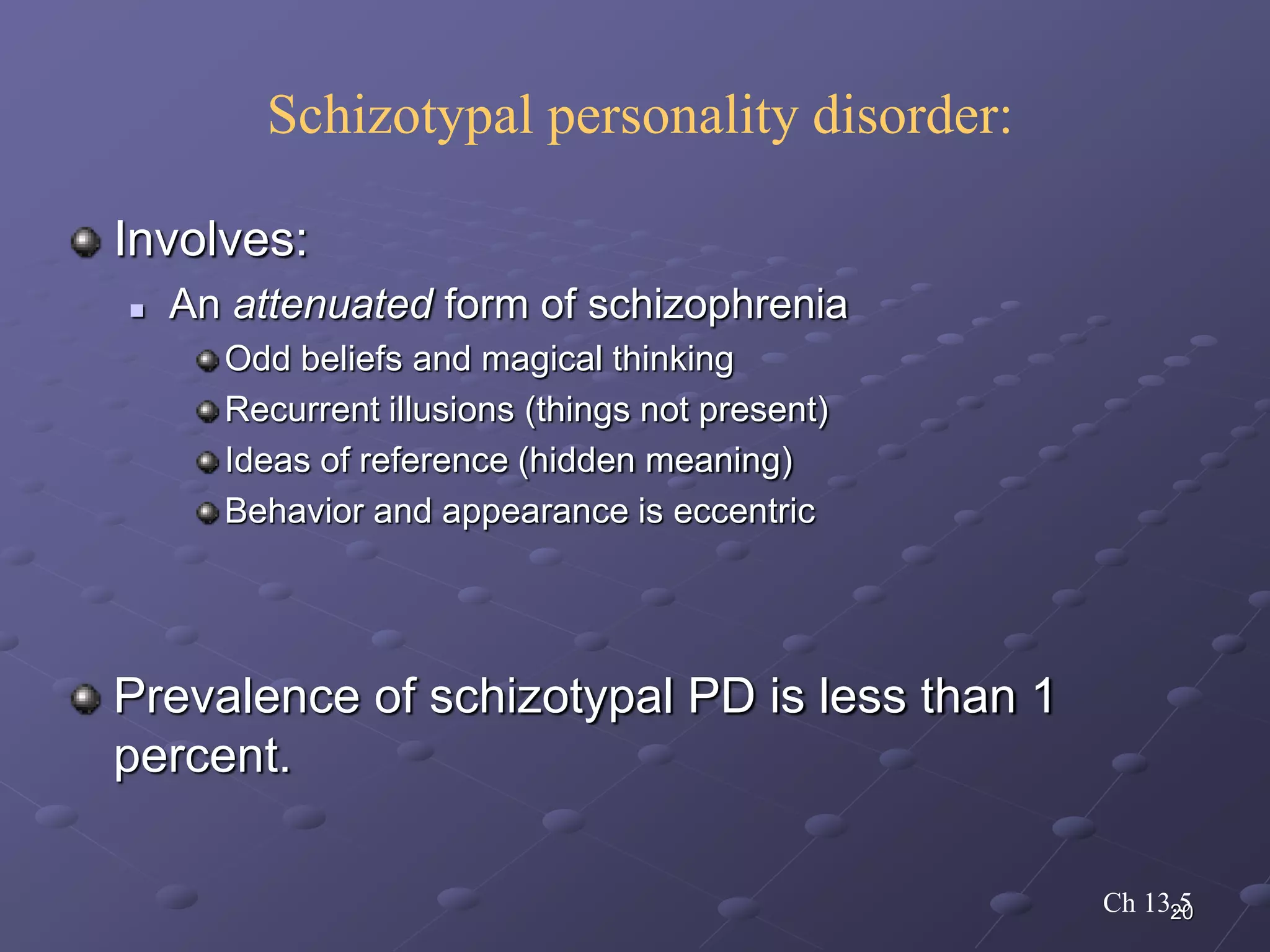 Personality disorder | PPT
