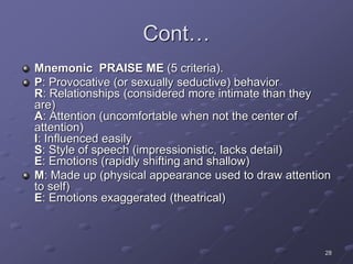 Personality disorder | PPT