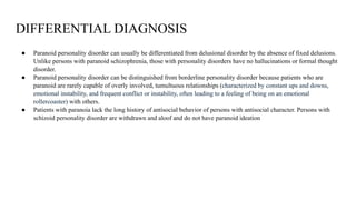 CLINICAL FEATURES, ETIOLOGY, TREATMENT OF PERSONALITY DISORDERS | PPTX
