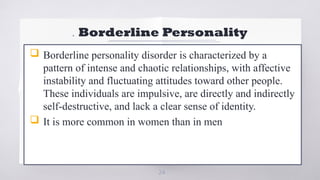 Personality disorders (PSYCHIATRIC NURSING).pptx