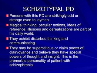 Personality disorders-SEC.A | PPT