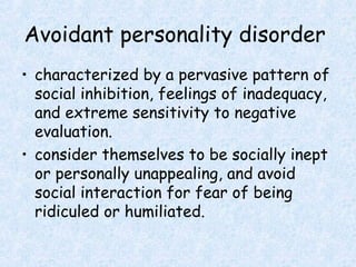 Personality disorders | PPT