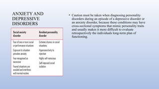 PERSONALITY DISORDERS AND PSYCHIATRIC COMORBIDITIES.pptx