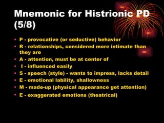 Personality Disorders DOW PPT.pptnnnnnnn | PPT