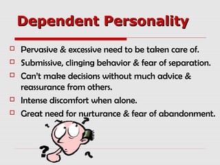Personality Disorders in the Nursing Home | PPT