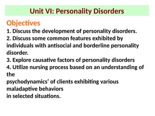 Comprehensive Overview of Personality Disorders and Nursing Approaches ...