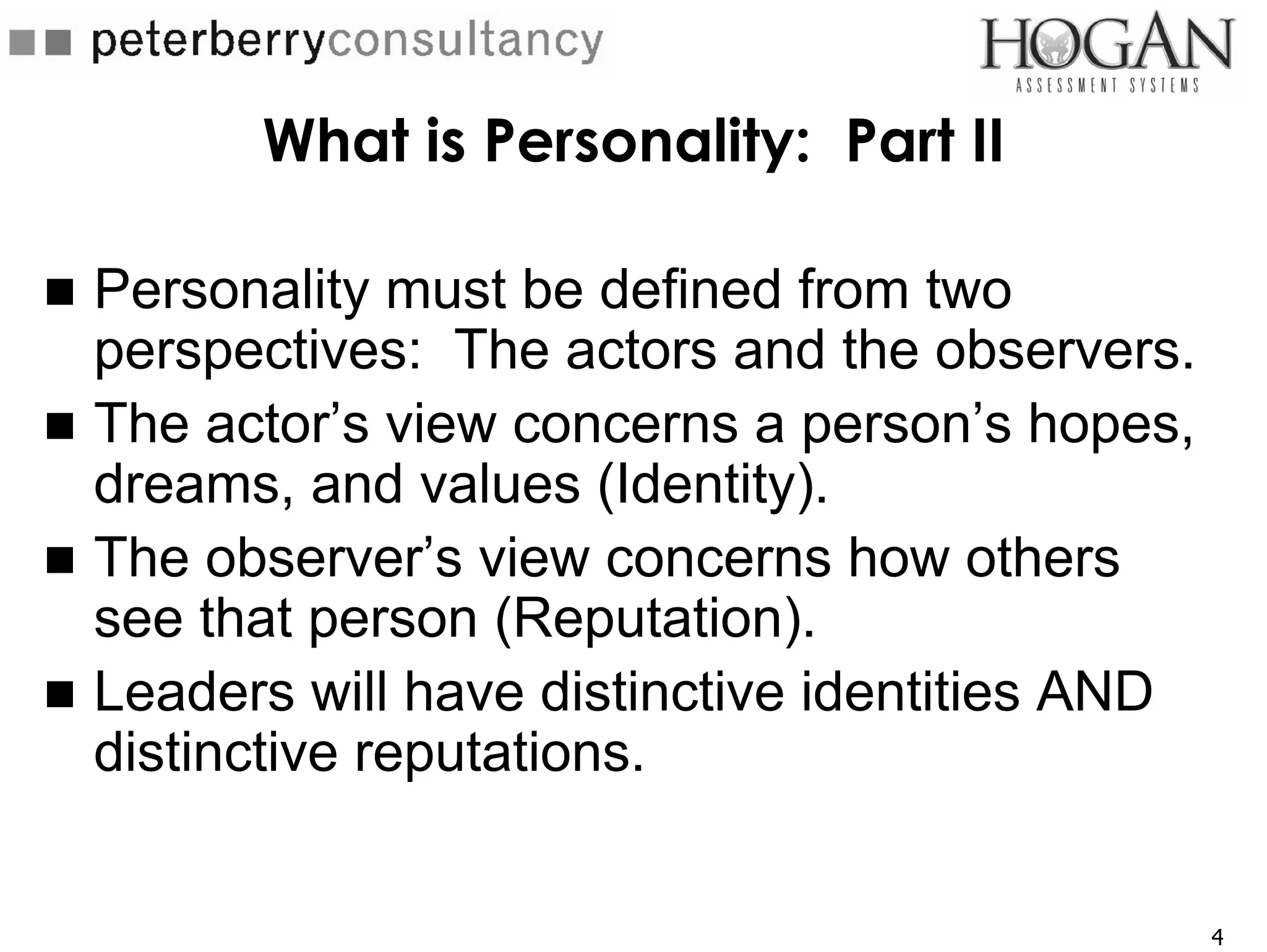 Leadership & Effectiveness