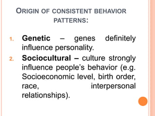 Personality lec | PPTX