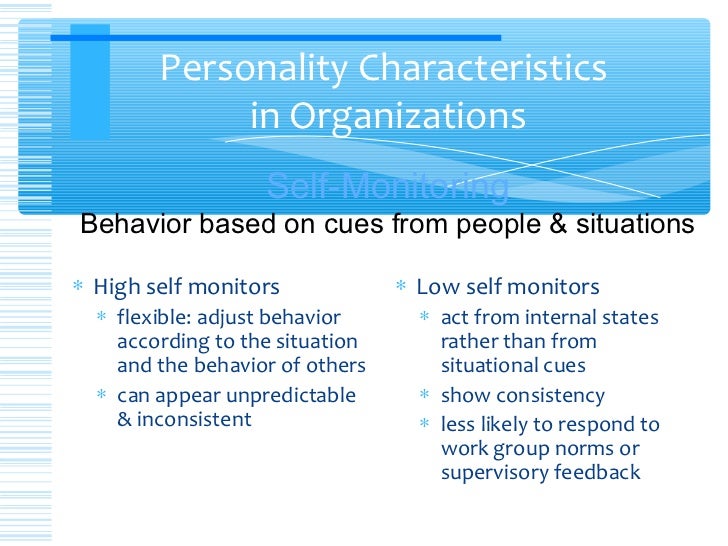 Personality, perception and attitudes