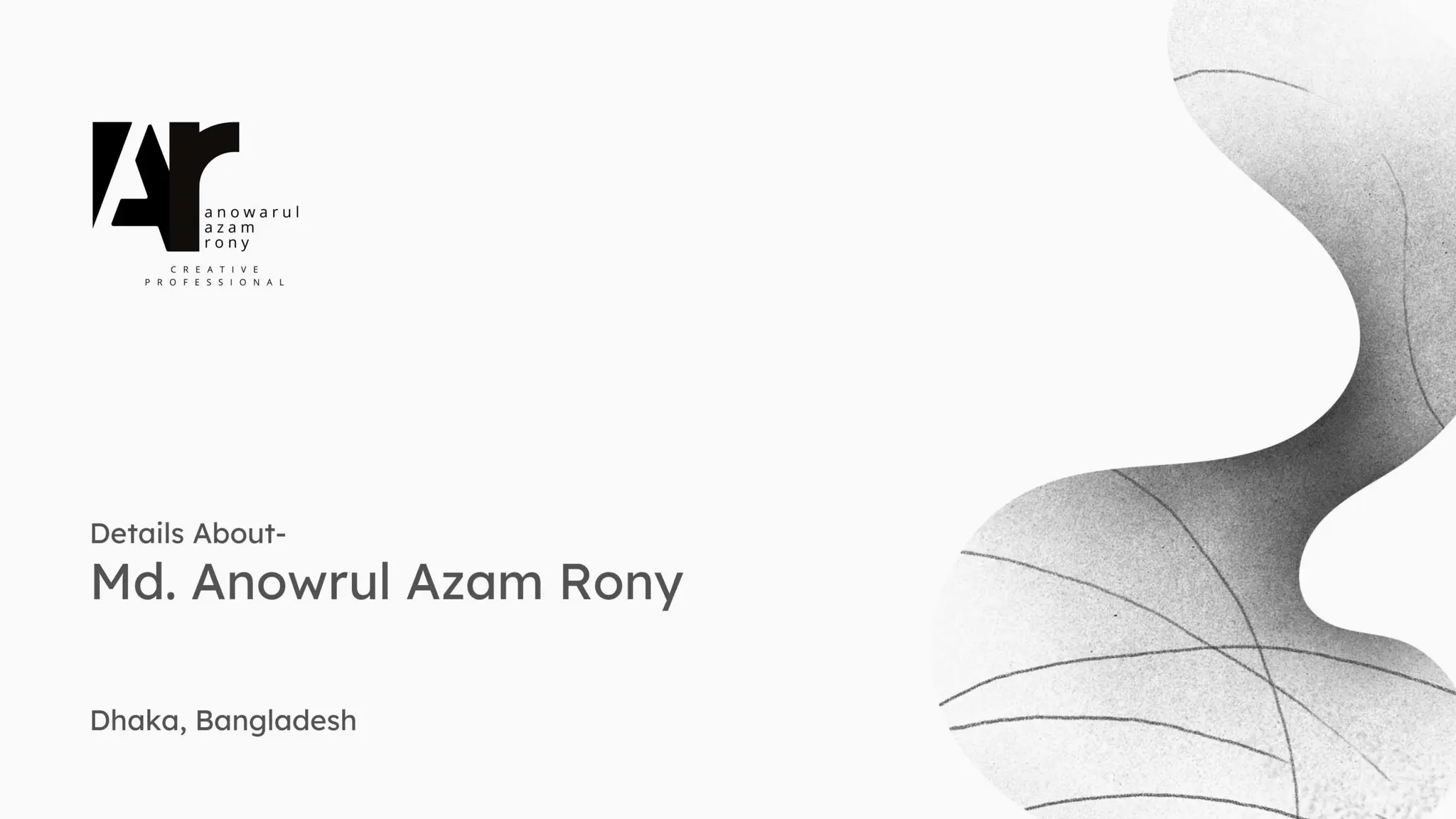Personality Profile of Anowrul Azam Rony | PDF