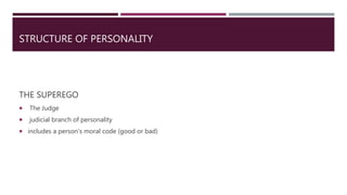 Personality structure Slide 5