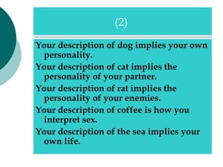 Personality test | PPT