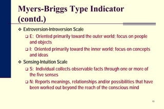 Personality Types | PDF