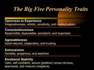 Negative Personal Experiences Examples Personality | PPT
