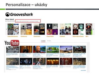 Personalizace – ukázky
 