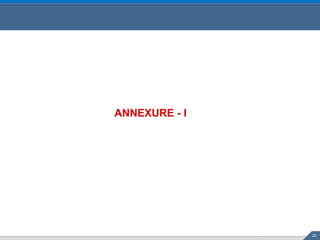 ANNEXURE - I 