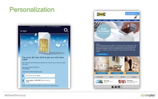 29 Personalization29
Personalization
#MakeItPersonal
 