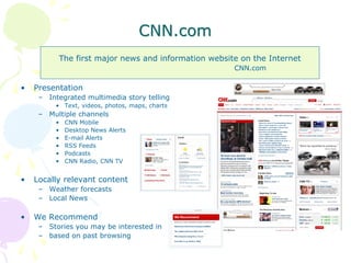 Personalization Techniques In Usage Of Websites