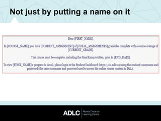 Not just by putting a name on it
 