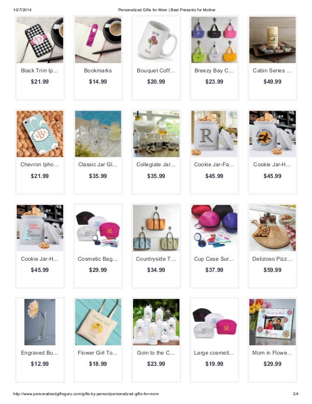 touching gifts for mom