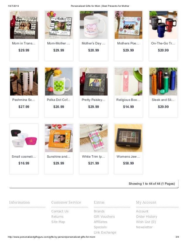 touching gifts for mom