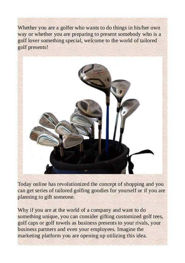 Personalized golf accessories putting your name on your golf addon