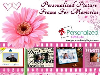 Personalized picture frame 