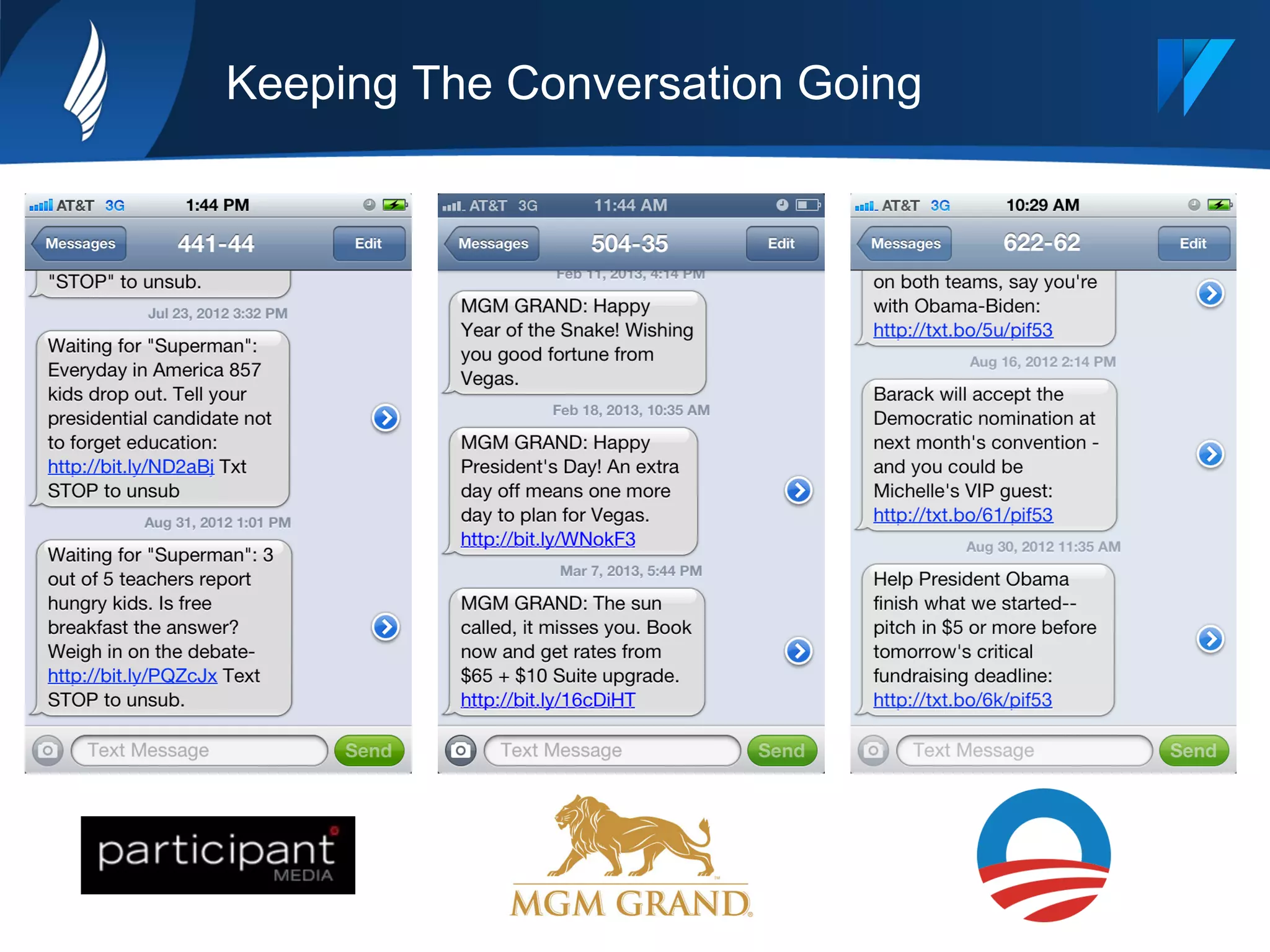 Keeping The Conversation Going
 