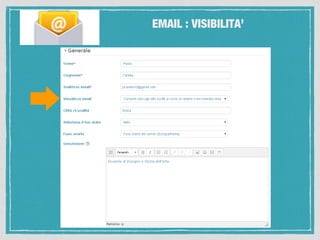 EMAIL : VISIBILITA’