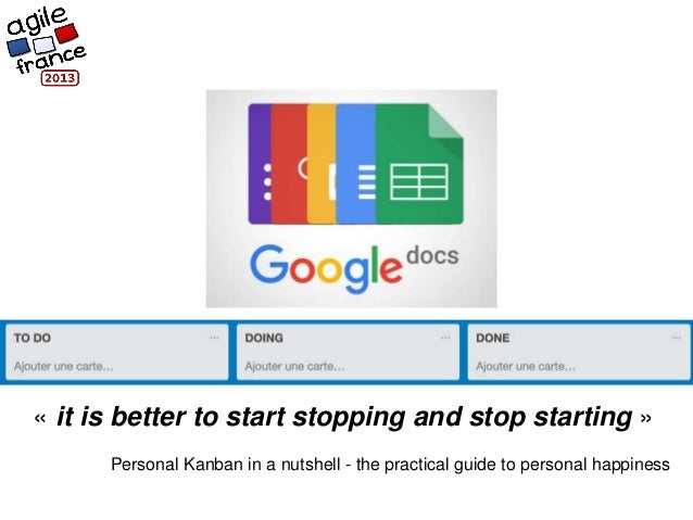 Personal Kanban Depuis Les Tranchees Culture Kanban 2016
