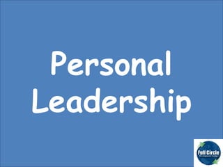 Personal Leadership 