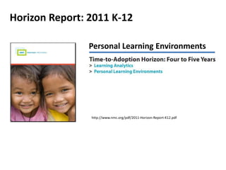Personal Learning Environments NAIS 2012 Slide 2