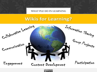 WHAT PLE DO IN LEARNING
 