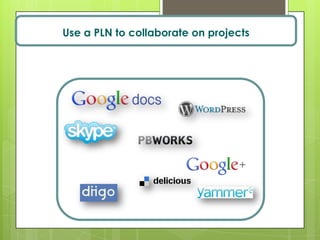 Use a PLN to collaborate on projects
 