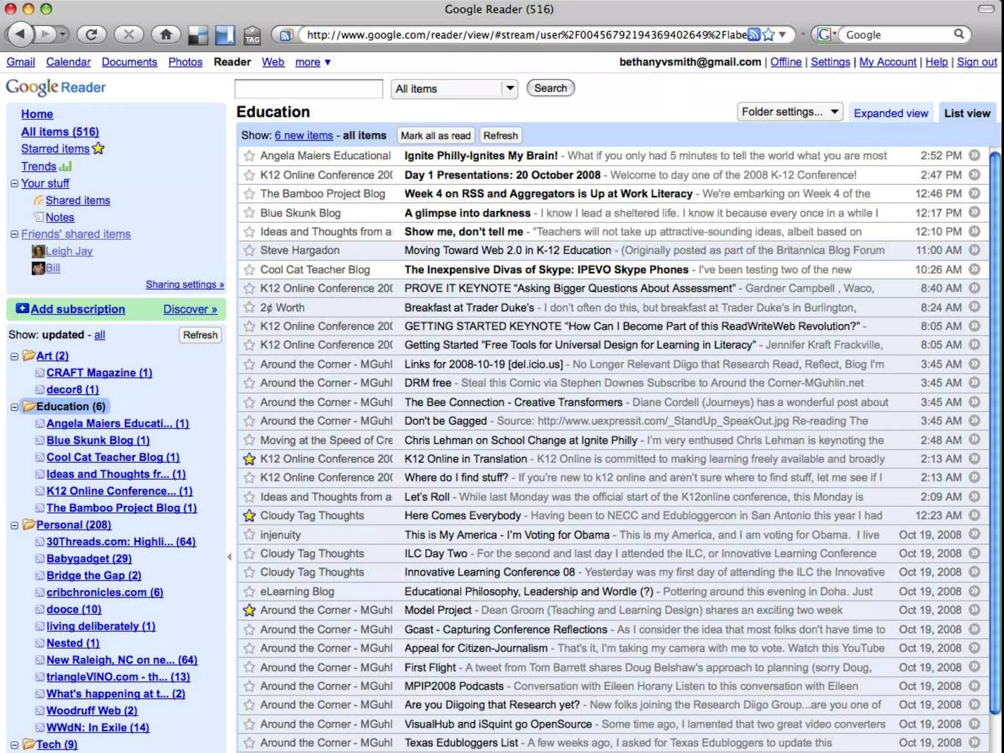 Subscribed to
154 Education Blogs
 