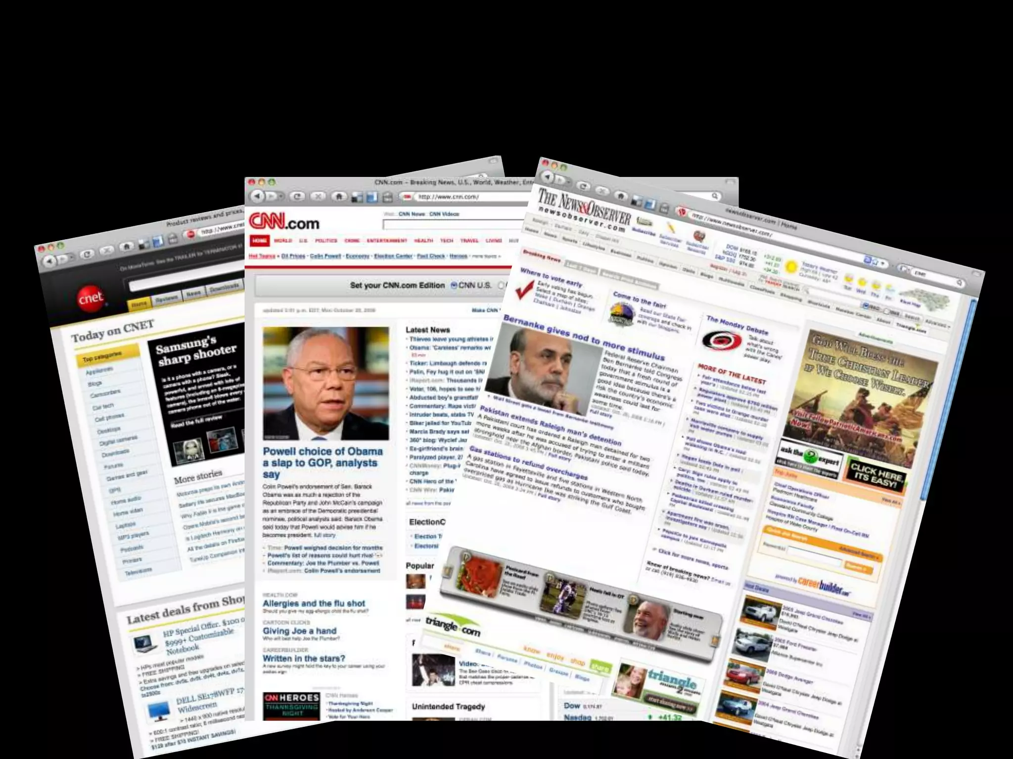 and websites!
 